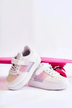 Dziecięce Buty Sportowe Na Rzepy Multikolor Elike Dzieci Chłopięce|Dziewczęce