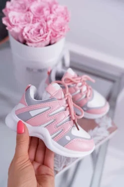 Sale Boto Dziecięce Buty Sportowe Różowe Nathie