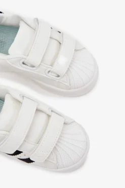 New Boto Dziecięce Buty Sportowe Sneakersy Z Eko Skóry Białe Renel Biały