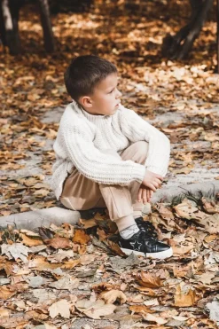 Online Dziecięce Buty Sportowe Sznurowane Big Star KK374223 Czarne Dzieci Back To School