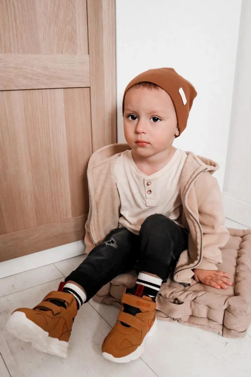 Chłopięce|Chłopięce>Big Star Shoes Dziecięce Buty Trekkingowe Big Star II374094 Camel