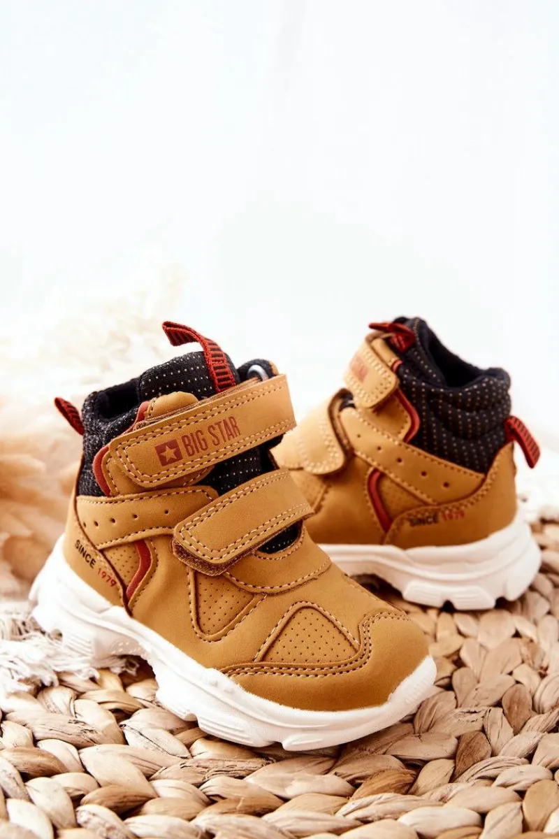 Chłopięce|Chłopięce>Big Star Shoes Dziecięce Buty Trekkingowe Big Star II374094 Camel