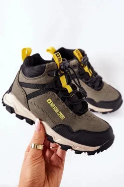 Big Star Shoes Dziecięce Buty Trekkingowe Big Star GG374047 Khaki