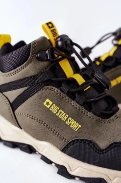 Big Star Shoes Dziecięce Buty Trekkingowe Big Star GG374047 Khaki