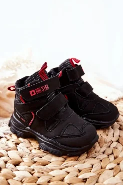 Discount Big Star Shoes Dziecięce Buty Trekkingowe Big Star II374097 Czarne