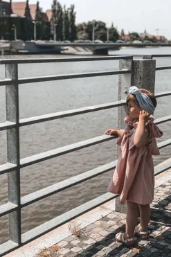 Boto Dziecięce Błyszczące Sandały Srebrne Natalie