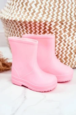 Dziewczęce>Boto Dziecięce Gumowe Kalosze Różowe Klasyczne Lullaby