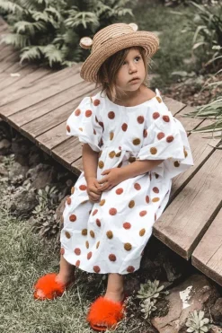 Best Boto Dziecięce Gumowe Klapki Z Futerkiem Czerwone Skylar