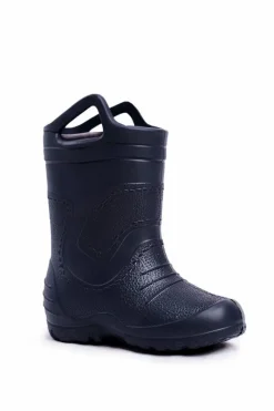 Hot Boto Dziecięce Kalosze Granatowe Wyjmowana Wkładka Stomilki