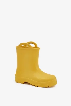 New Boto Dziecięce Kalosze LEMIGO DOGGY 735 Żólte Żółty