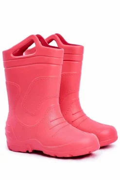 Sale Boto Dziecięce Kalosze Różowe Wyjmowana Wkładka Stomilki
