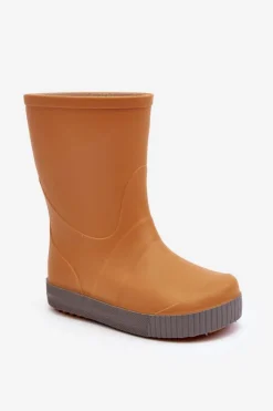 Outlet Dziecięce Kalosze Wave Gokids 979 Pomarańczowe Dzieci Chłopięce|Dziewczęce