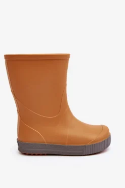 Outlet Dziecięce Kalosze Wave Gokids 979 Pomarańczowe Dzieci Chłopięce|Dziewczęce