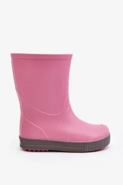 Discount Dziecięce Kalosze Wave Gokids 979 Różowe Dzieci Chłopięce|Dziewczęce