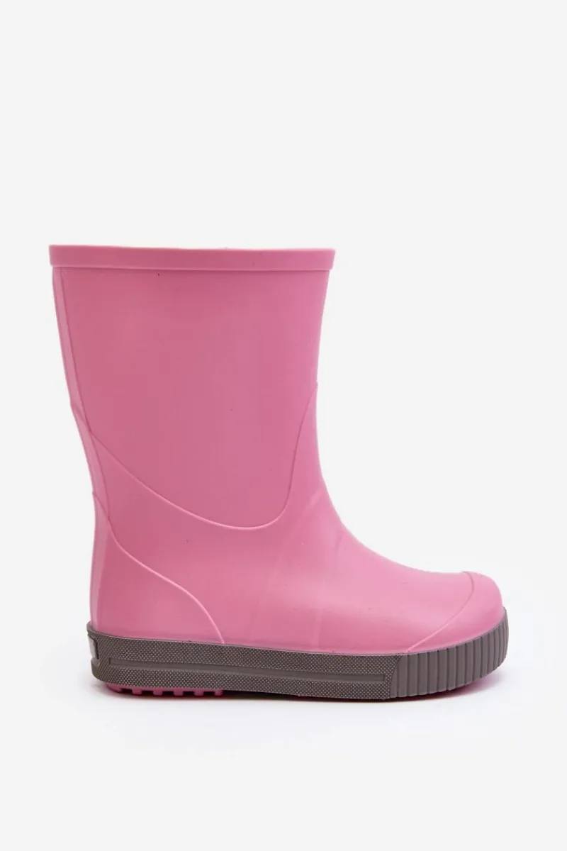 Discount Dziecięce Kalosze Wave Gokids 979 Różowe Dzieci Chłopięce|Dziewczęce