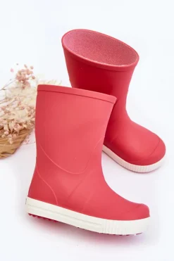 Boto Dziecięce Kalosze Wave Gokids 979 Fuksja Różowy