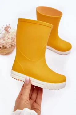 Clearance Boto Dziecięce Kalosze Wave Gokids 979 Żółte Żółty