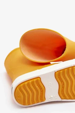 Clearance Boto Dziecięce Kalosze Wave Gokids 979 Żółte Żółty