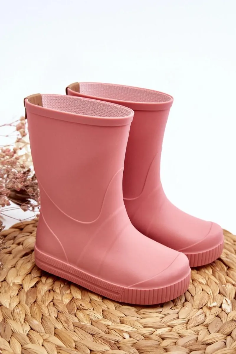 New Dziecięce Kalosze Wave Gokids 979 Różowe Dzieci Chłopięce|Dziewczęce