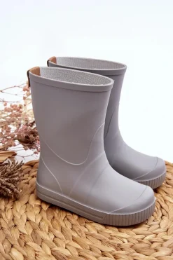 Chłopięce|Dziewczęce>Boto Dziecięce Kalosze Wave Gokids 979 Szare Szary