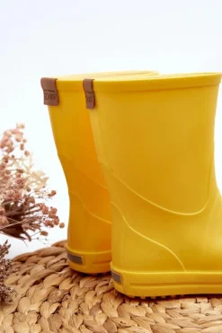 Outlet Boto Dziecięce Kalosze Wave Gokids 979 Żółte Żółty