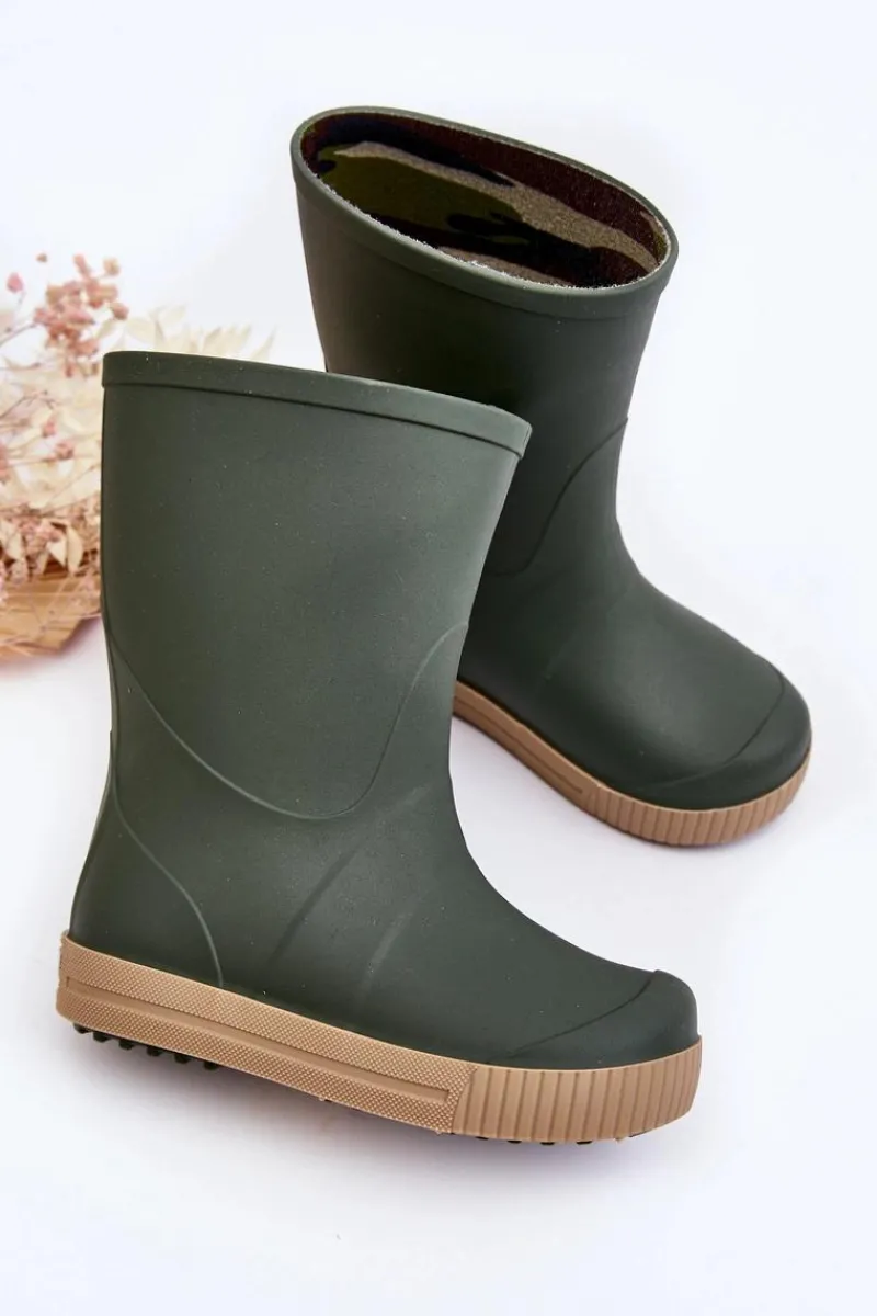 Best Boto Dziecięce Kalosze Wave Gokids 979 Zielone Zielony