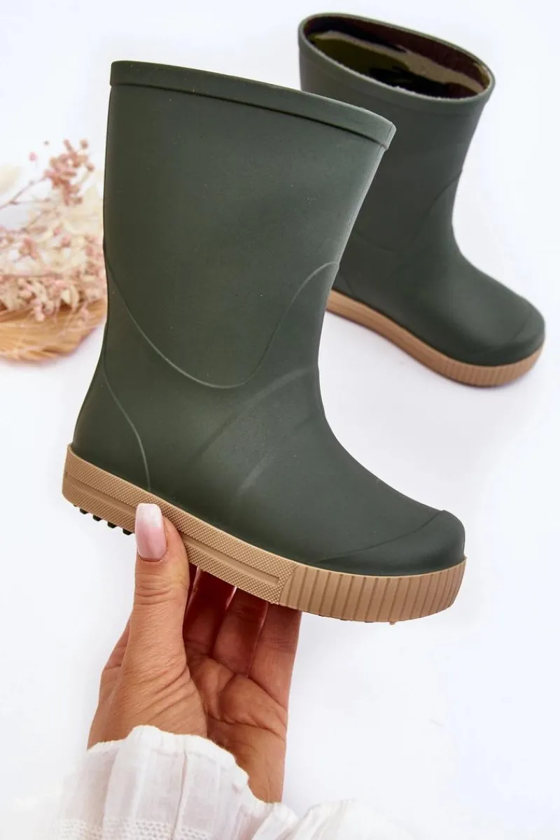 Best Boto Dziecięce Kalosze Wave Gokids 979 Zielone Zielony