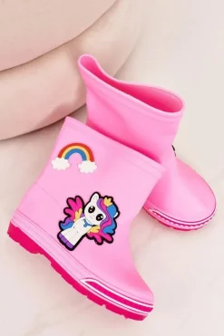 Online Dziecięce Kalosze Z Kucykiem Różowe Dzieci Dziewczęce