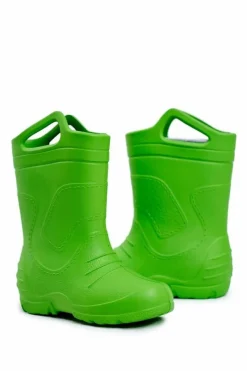 New Dziecięce Kalosze Zielone Wyjmowana Wkładka Stomilki Dzieci Chłopięce|Dziewczęce