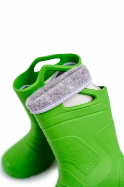 New Dziecięce Kalosze Zielone Wyjmowana Wkładka Stomilki Dzieci Chłopięce|Dziewczęce