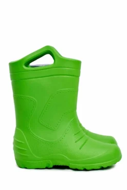 New Dziecięce Kalosze Zielone Wyjmowana Wkładka Stomilki Dzieci Chłopięce|Dziewczęce