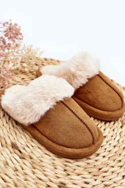 Dziewczęce|Back To School>Boto Dziecięce Kapcie Z Futerkiem Camel Befana Brązowy