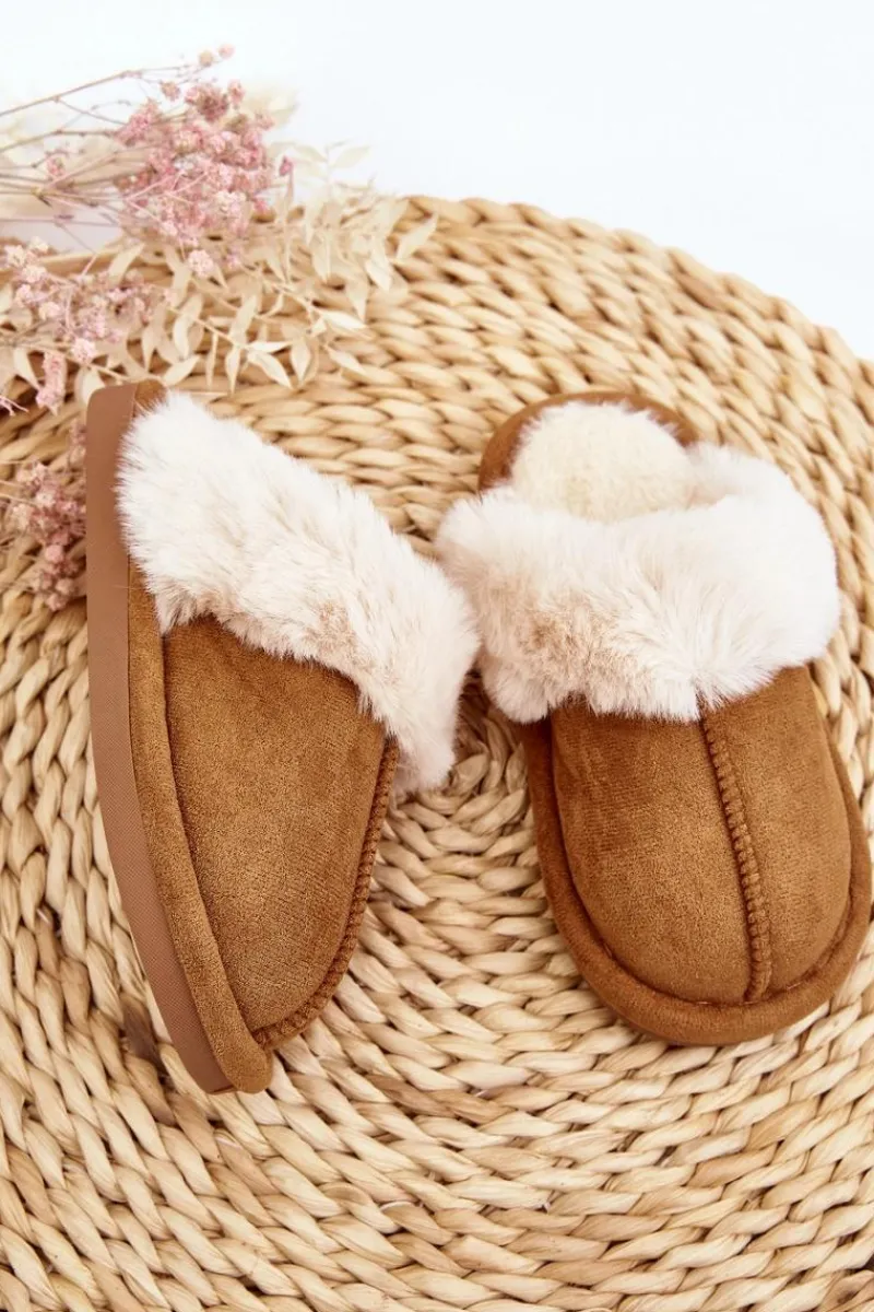 Dziewczęce|Back To School>Boto Dziecięce Kapcie Z Futerkiem Camel Befana Brązowy