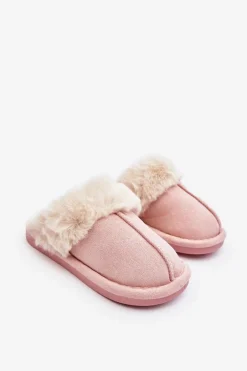 Hot Dziecięce Kapcie Z Futerkiem Różowe Befana Dzieci Dziewczęce
