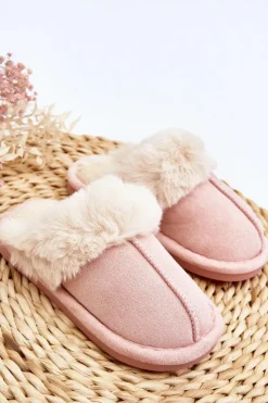 Hot Dziecięce Kapcie Z Futerkiem Różowe Befana Dzieci Dziewczęce