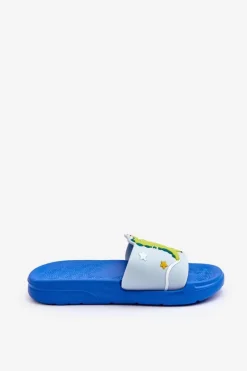 Dziewczęce|Chłopięce>Boto Dziecięce Klapki Dinozaur T-Rex Ciemnoniebieskie Bernis