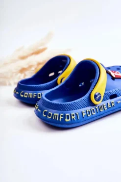 Discount BEFADO Dziecięce Klapki Kroksy Cola 159Y101 Ciemnoniebieskie