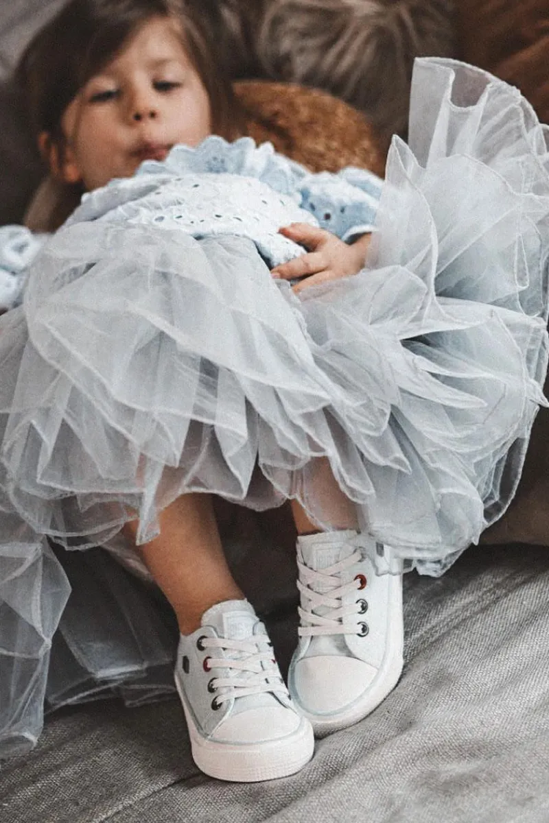 Chłopięce|Dziewczęce>Big Star Shoes Dziecięce Klasyczne Niskie Trampki BIG STAR HH374094 Niebieskie