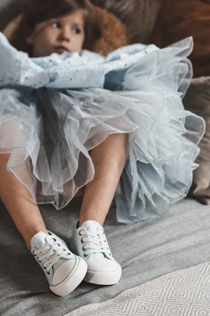 Chłopięce|Dziewczęce>Big Star Shoes Dziecięce Klasyczne Niskie Trampki BIG STAR HH374094 Niebieskie