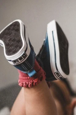 Hot Dziecięce Klasyczne Niskie Trampki BIG STAR HH374091 Granatowe Dzieci Chłopięce|Dziewczęce