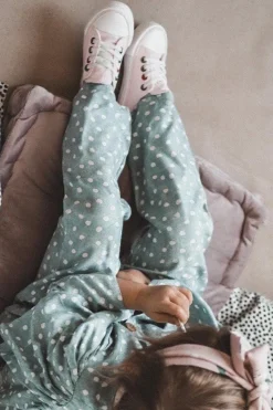 Outlet Big Star Shoes Dziecięce Klasyczne Niskie Trampki BIG STAR HH374093 Różowe