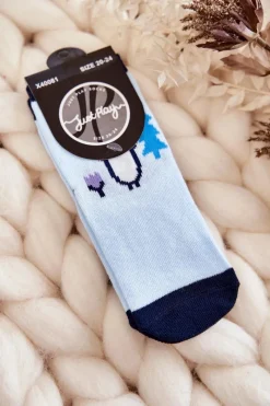 Best Just Play Dziecięce Klasyczne Skarpety Bawełniane Niebieskie