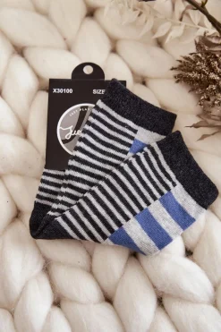 Online Just Play Dziecięce Klasyczne Skarpety W Pasy I Paseczki Niebieskie
