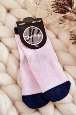 Skarpetki|Skarpetki>Just Play Dziecięce Klasyczne Skarpety Bawełniane Różowe