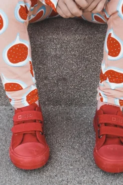 New Dziecięce Klasyczne Trampki BIG STAR JJ374046 Czerwone Dzieci Chłopięce|Dziewczęce