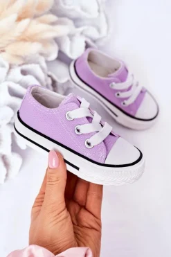 Discount Boto Dziecięce Klasyczne Trampki Fioletowe Filemon