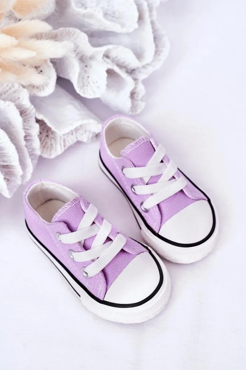 Discount Boto Dziecięce Klasyczne Trampki Fioletowe Filemon