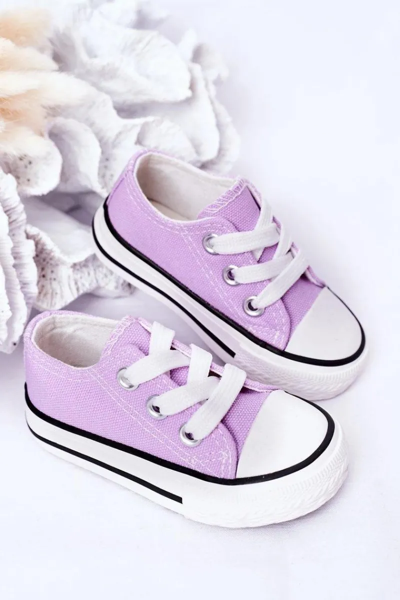 Discount Boto Dziecięce Klasyczne Trampki Fioletowe Filemon