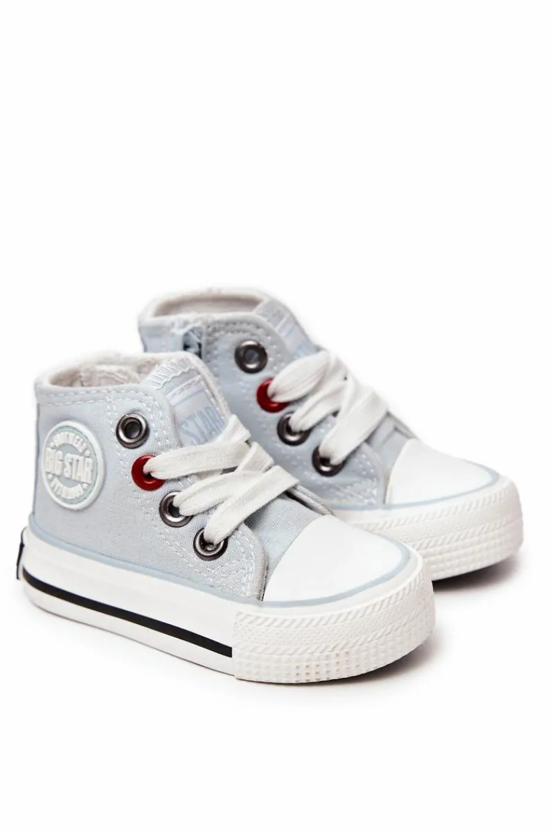 Discount Dziecięce Klasyczne Trampki BIG STAR HH374192 Niebieskie Dzieci Chłopięce|Dziewczęce