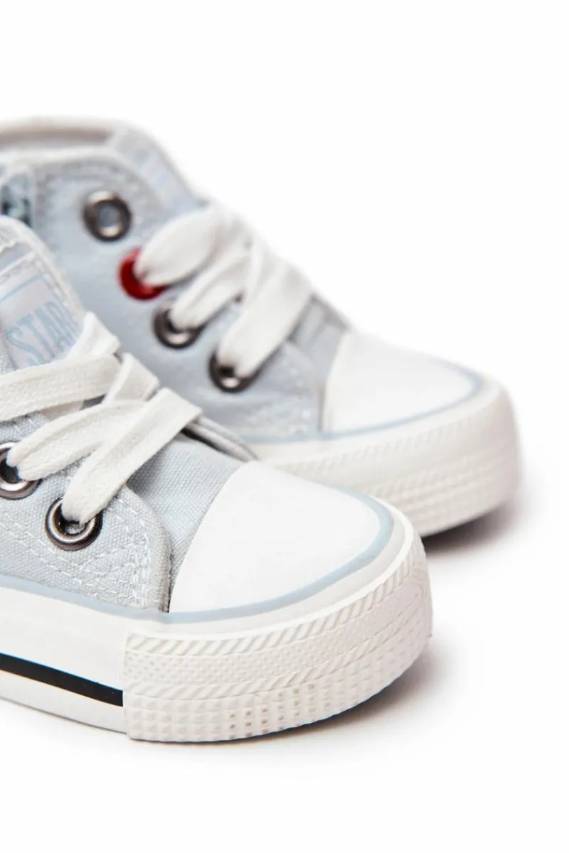 Discount Dziecięce Klasyczne Trampki BIG STAR HH374192 Niebieskie Dzieci Chłopięce|Dziewczęce